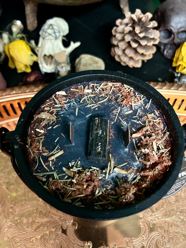 Protection Cauldron Candle