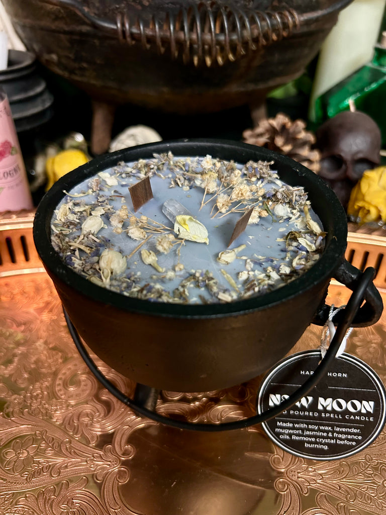 New Moon Cauldron Candle