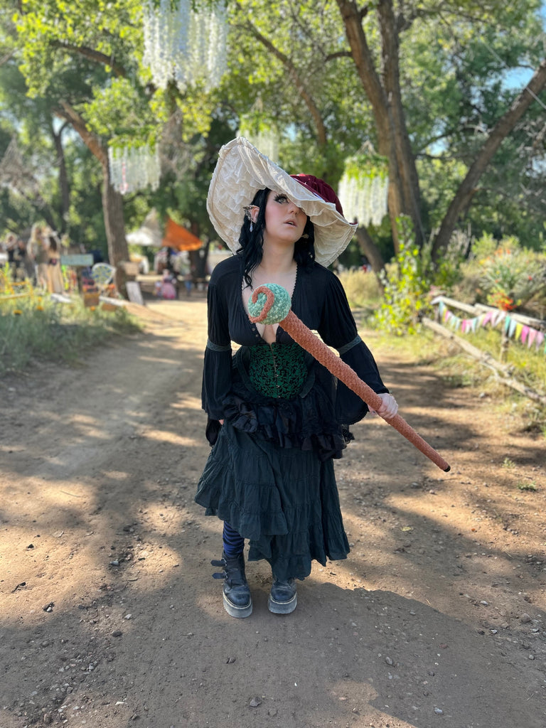 Adorable Burgundy Mushroom Hat
