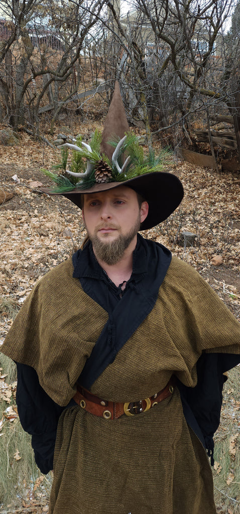 Wild Stag Brown Witch Hat