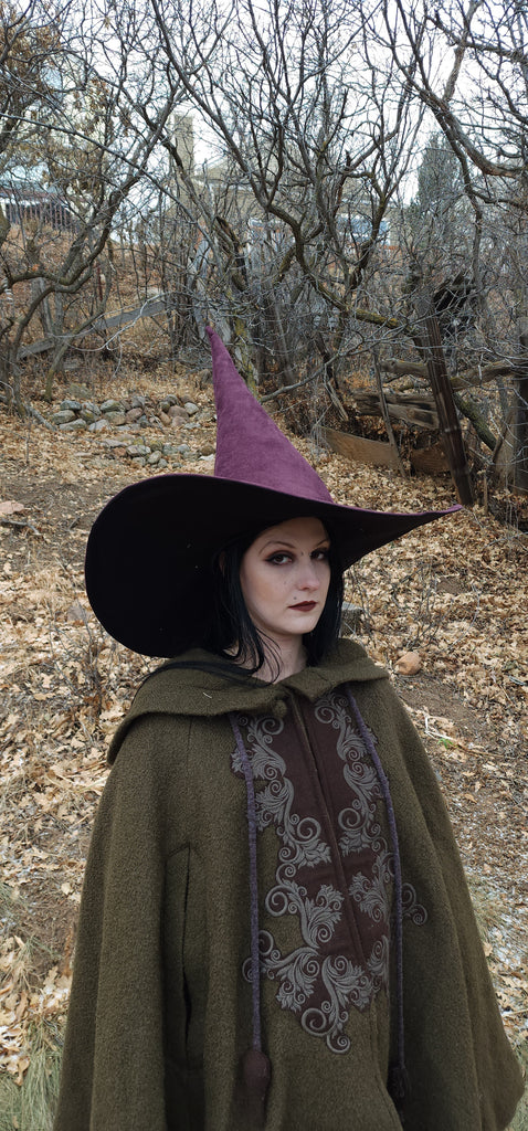 Plum Purple Extra Large Witch Hat