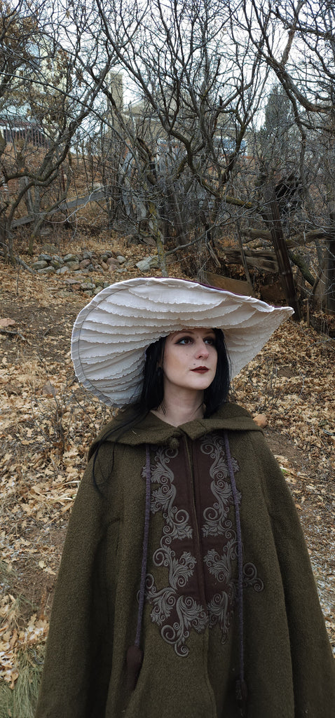 Dark Plum Purple Mushroom Hat