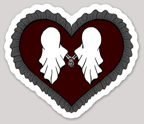 Together Forever Ghost Valloween Sticker
