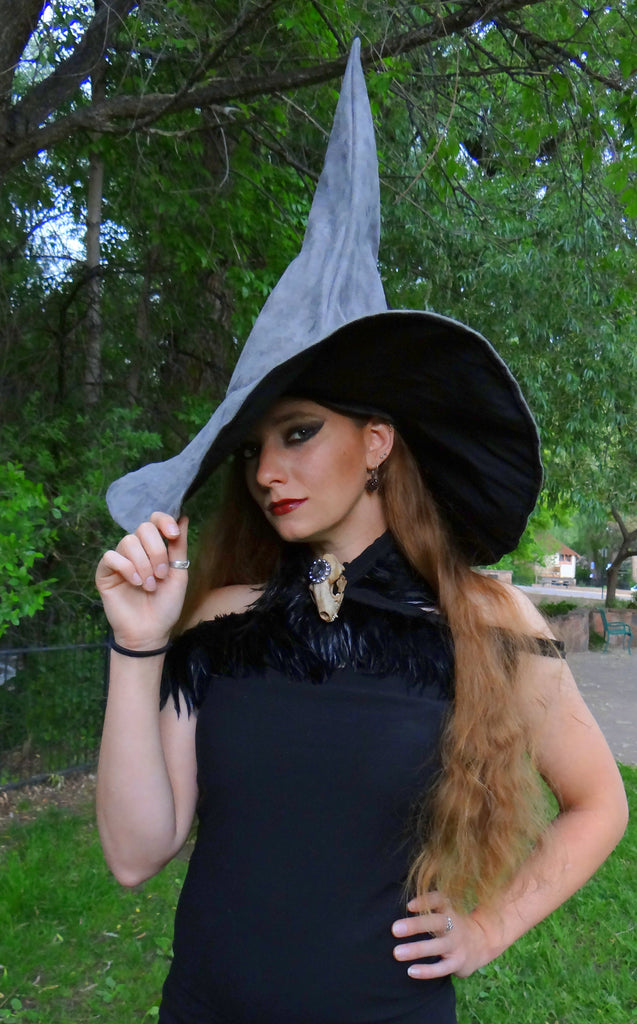 Gray Extra Large Witch Hat