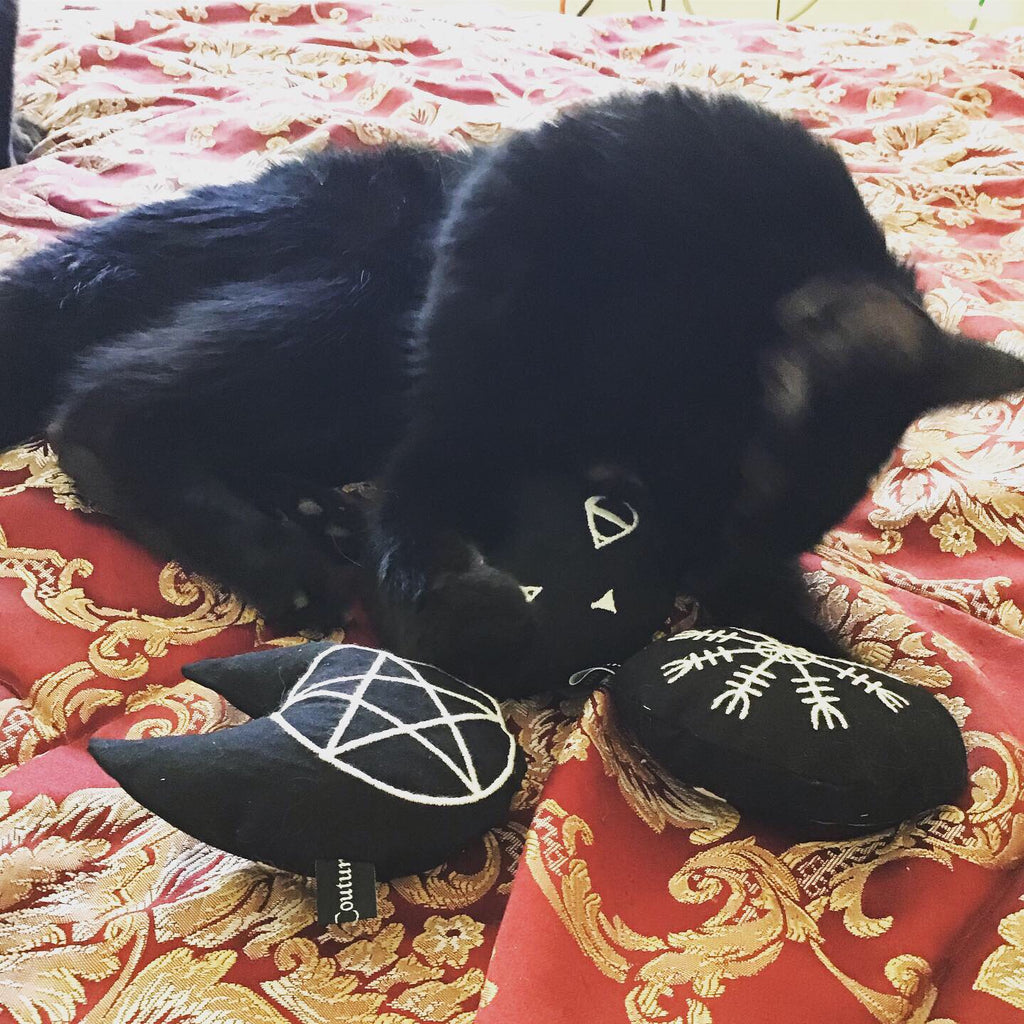 Cat Poppet with pentagram