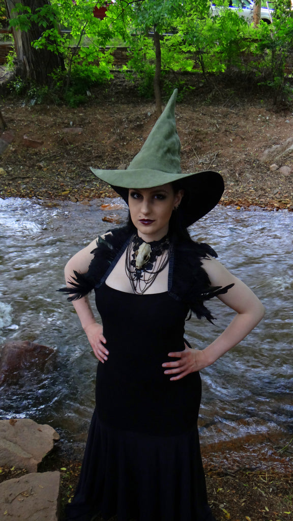 Sage Witch Hat