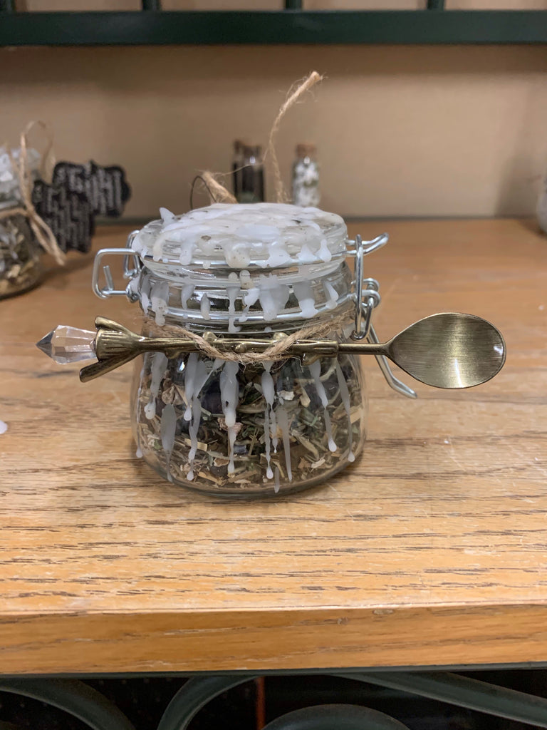 Spirit Communication Tea with spoon