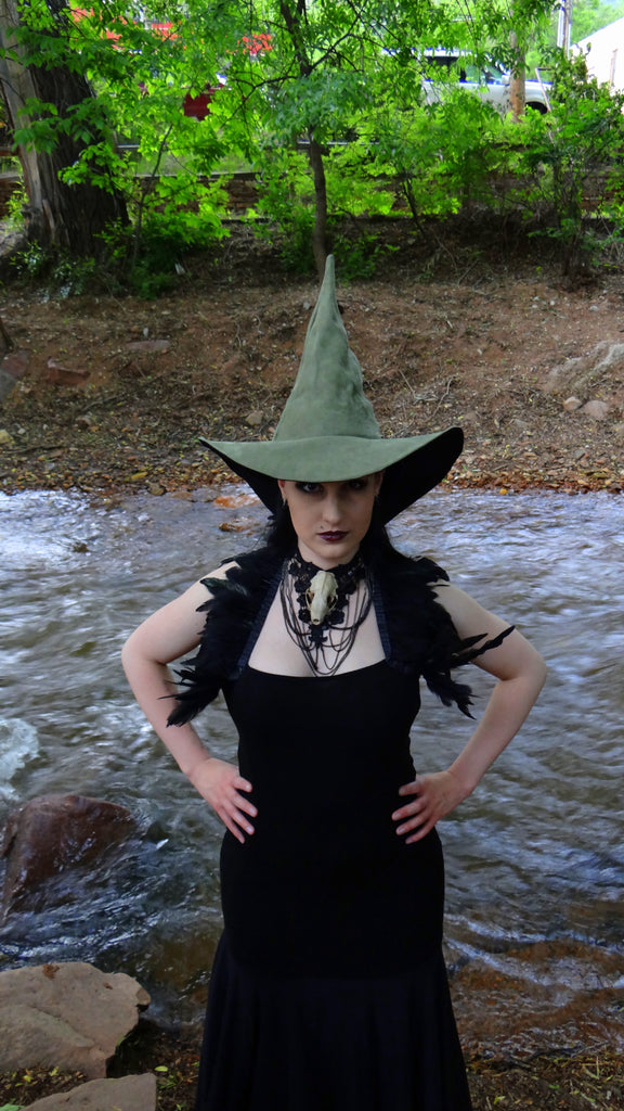 Sage Witch Hat