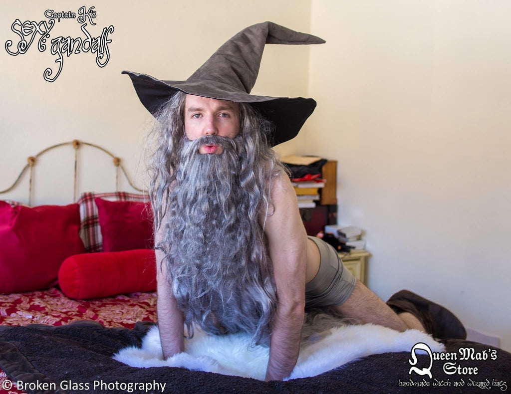 Gray Extra Large Witch Hat