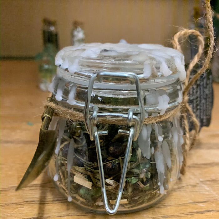 Spirit Communication Tea with spoon