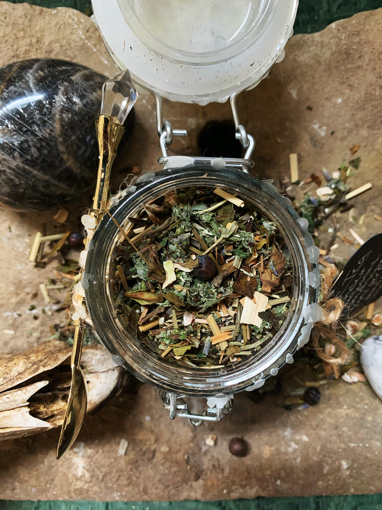 Spirit Communication Tea with spoon