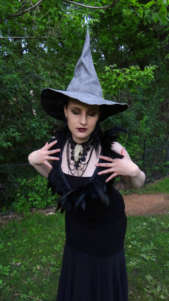 Gray Witch Hat